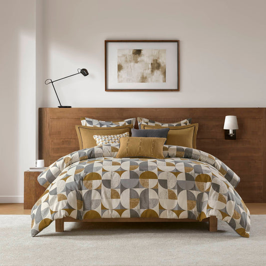 Cirque Jacquard Oversized Duvet Style Comforter Set