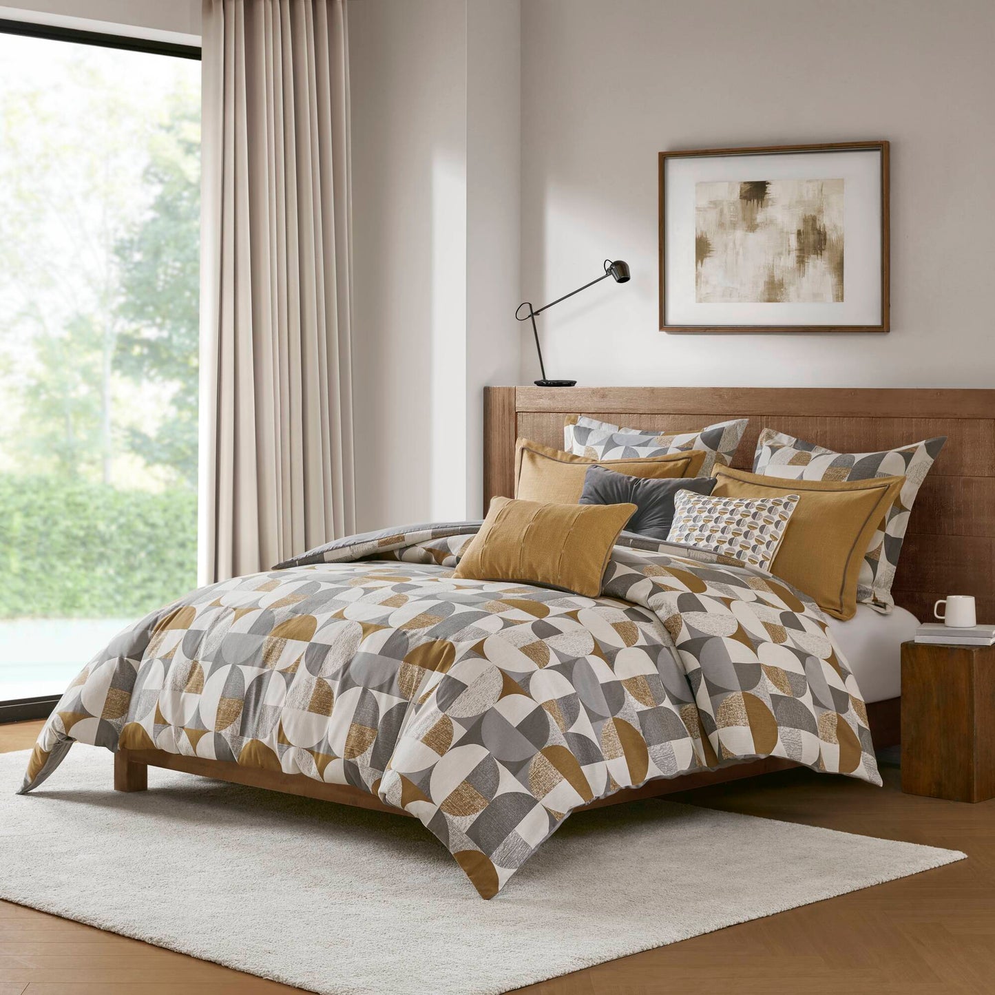 Cirque Jacquard Oversized Duvet Style Comforter Set