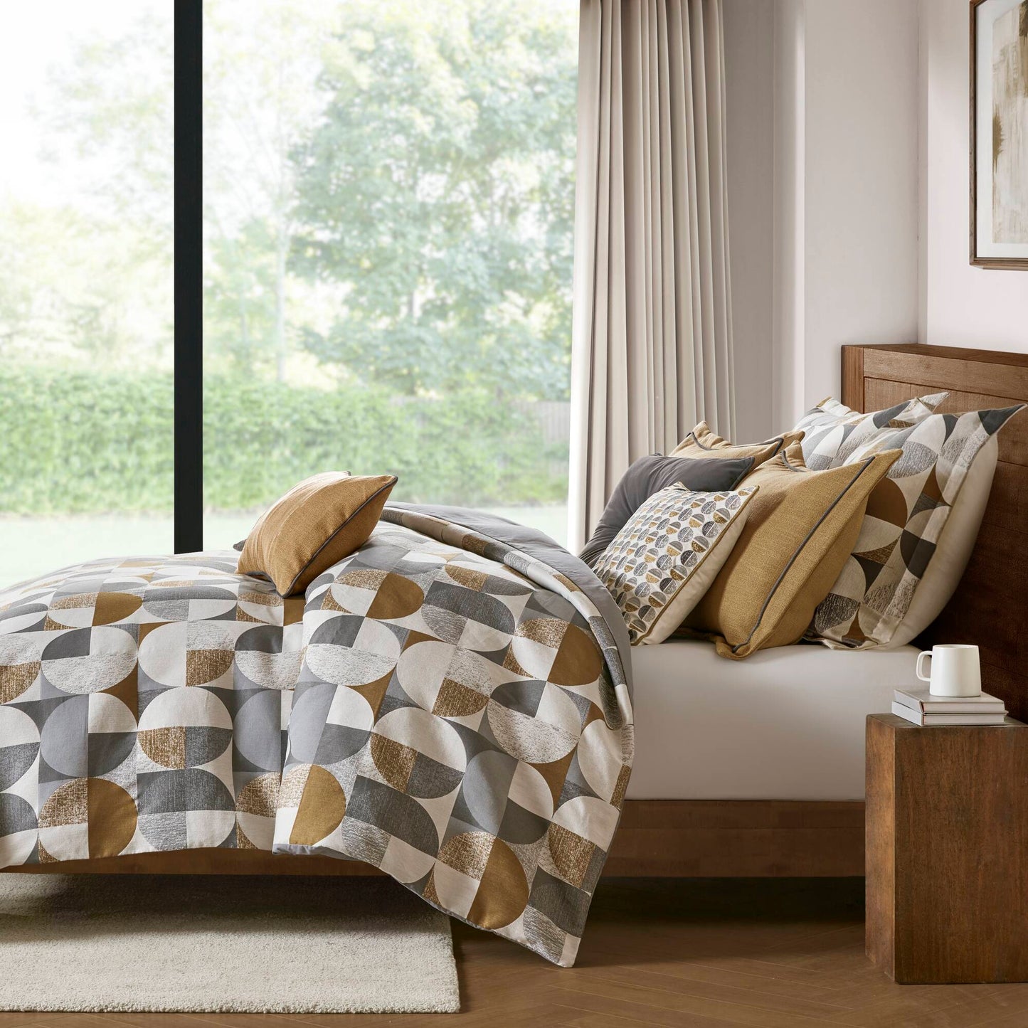 Cirque Jacquard Oversized Duvet Style Comforter Set
