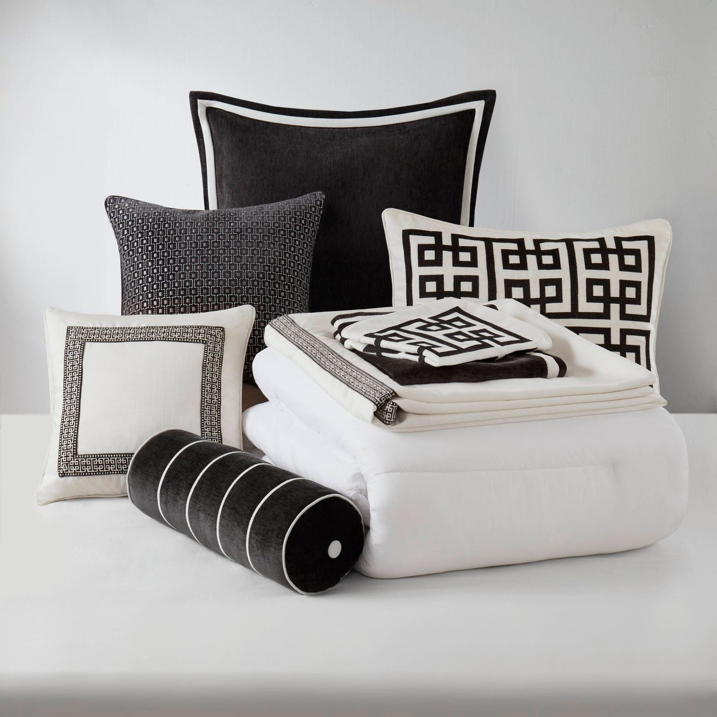 Jarvis Embroidery Oversized Duvet Style Comforter Set