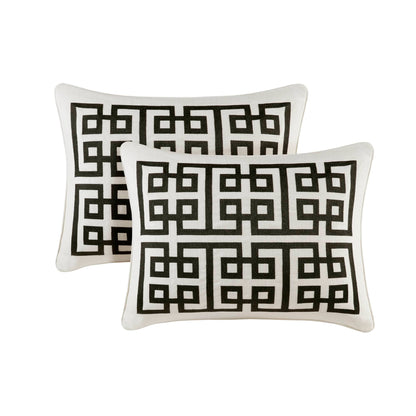 Jarvis Embroidery Oversized Duvet Style Comforter Set