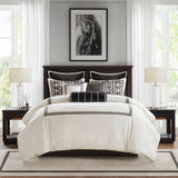 Jarvis Embroidery Oversized Duvet Style Comforter Set