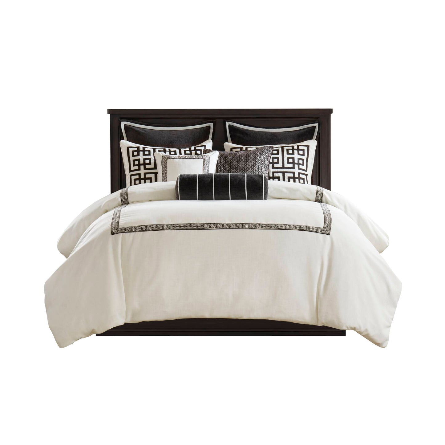 Jarvis Embroidery Oversized Duvet Style Comforter Set