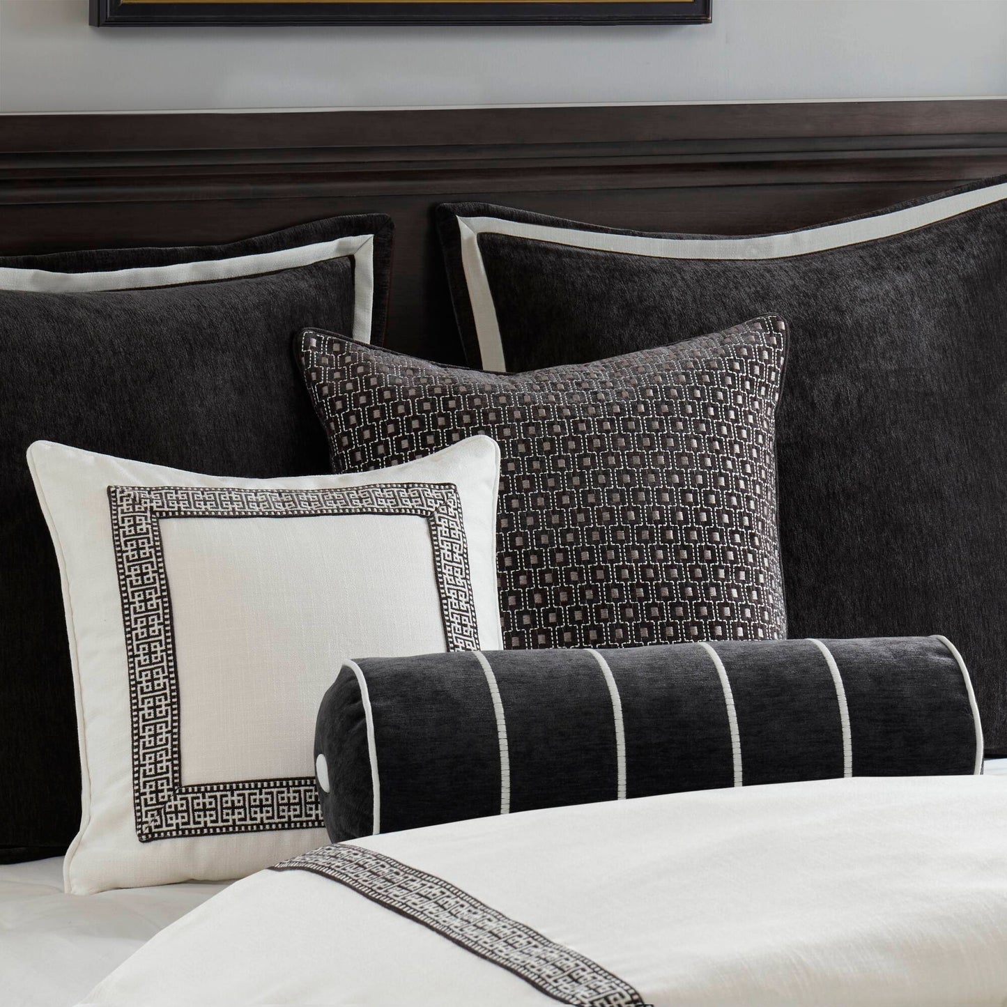 Jarvis Embroidery Oversized Duvet Style Comforter Set