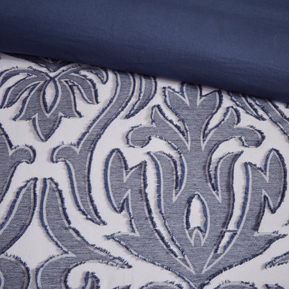 Maison Cotton Clip Jacquard Damask Comforter Set