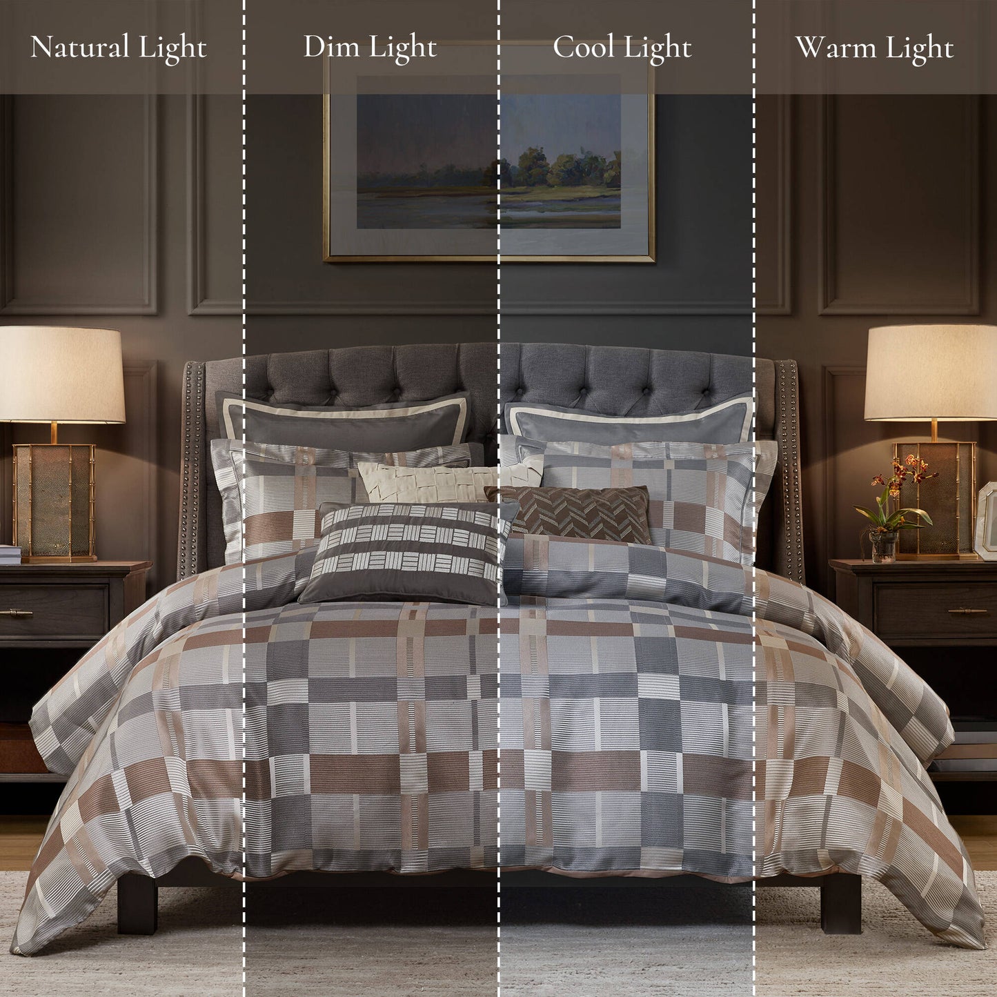 Prescott Jacquard Oversized Duvet Style Comforter Set