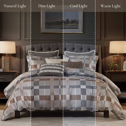 Prescott Jacquard Oversized Duvet Style Comforter Set