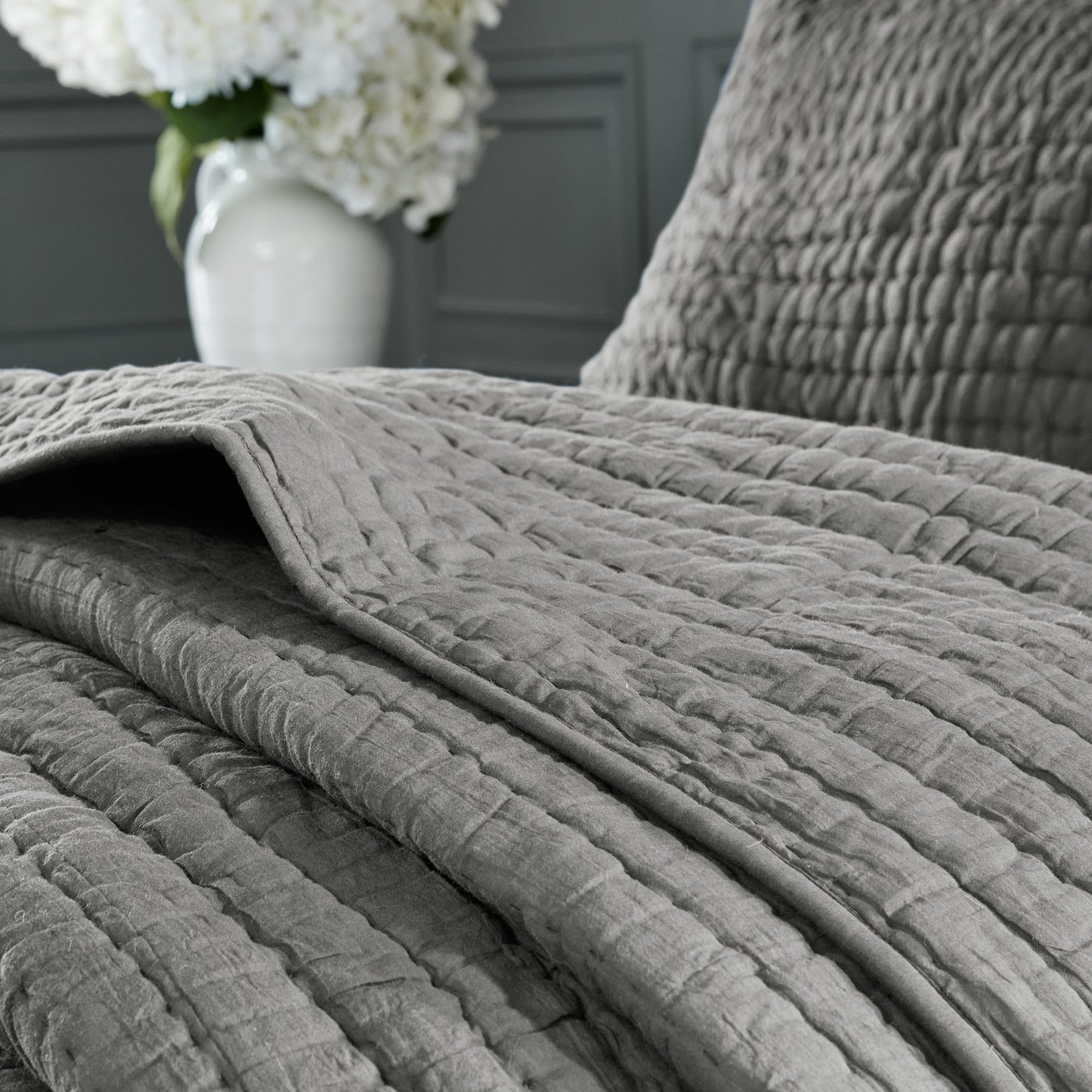 Serene 3 Piece Hand Quilted Cotton Quilt Set