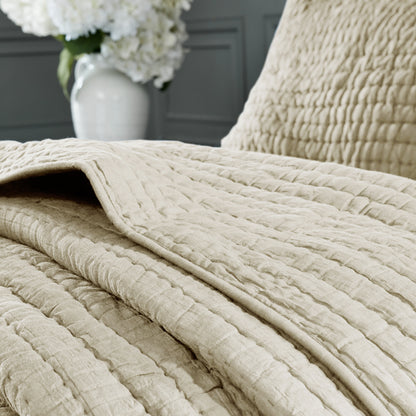 Serene 3 Piece Hand Quilted Cotton Quilt Set