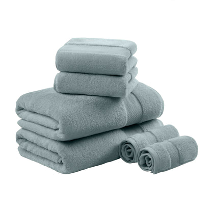 Turkish Cotton 6 Piece Bath Towel Set