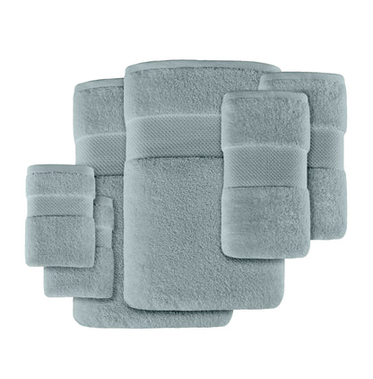 Turkish Cotton 6 Piece Bath Towel Set