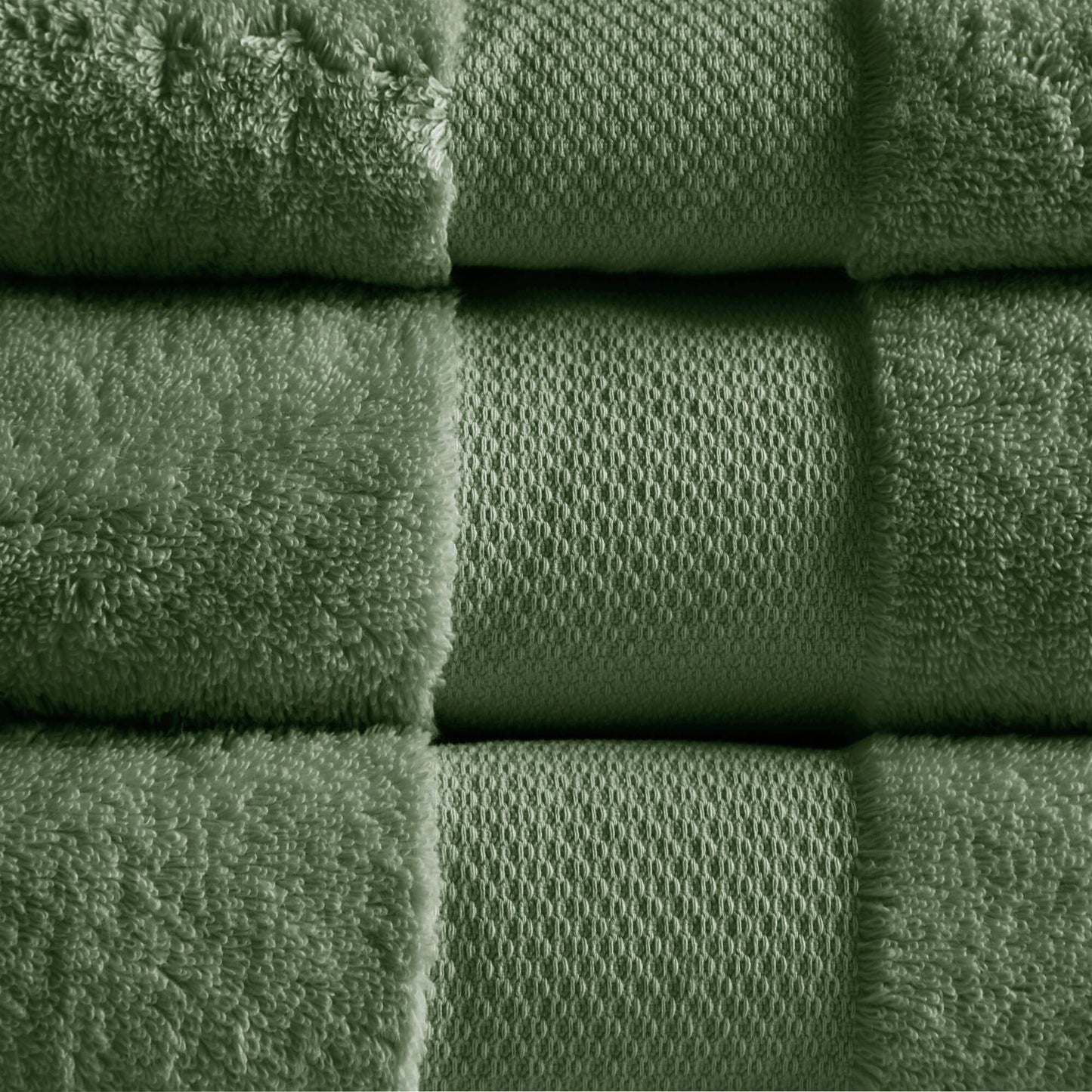 Turkish Cotton 6 Piece Bath Towel Set