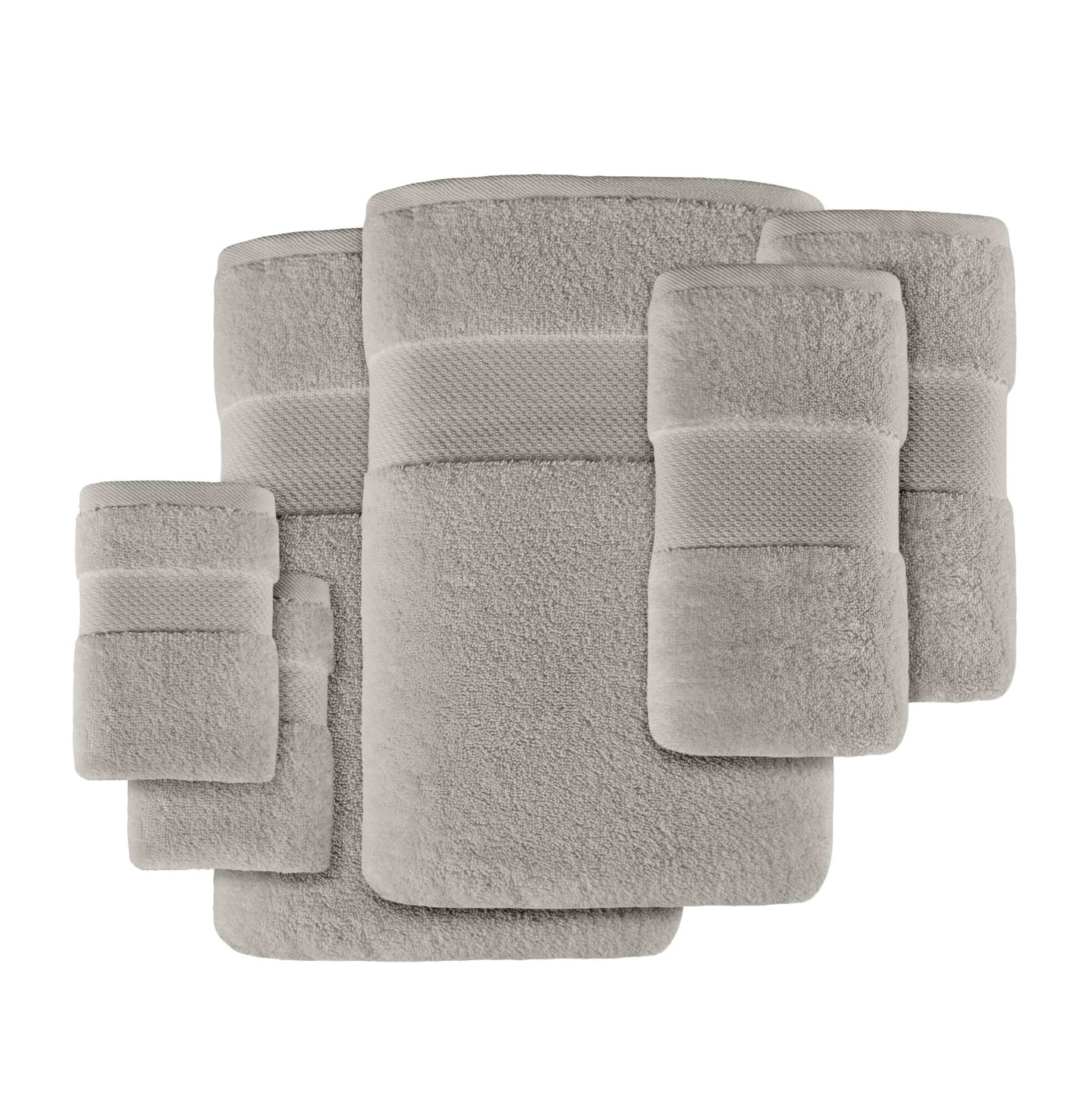 Turkish Cotton 6 Piece Bath Towel Set