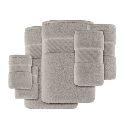Turkish Cotton 6 Piece Bath Towel Set