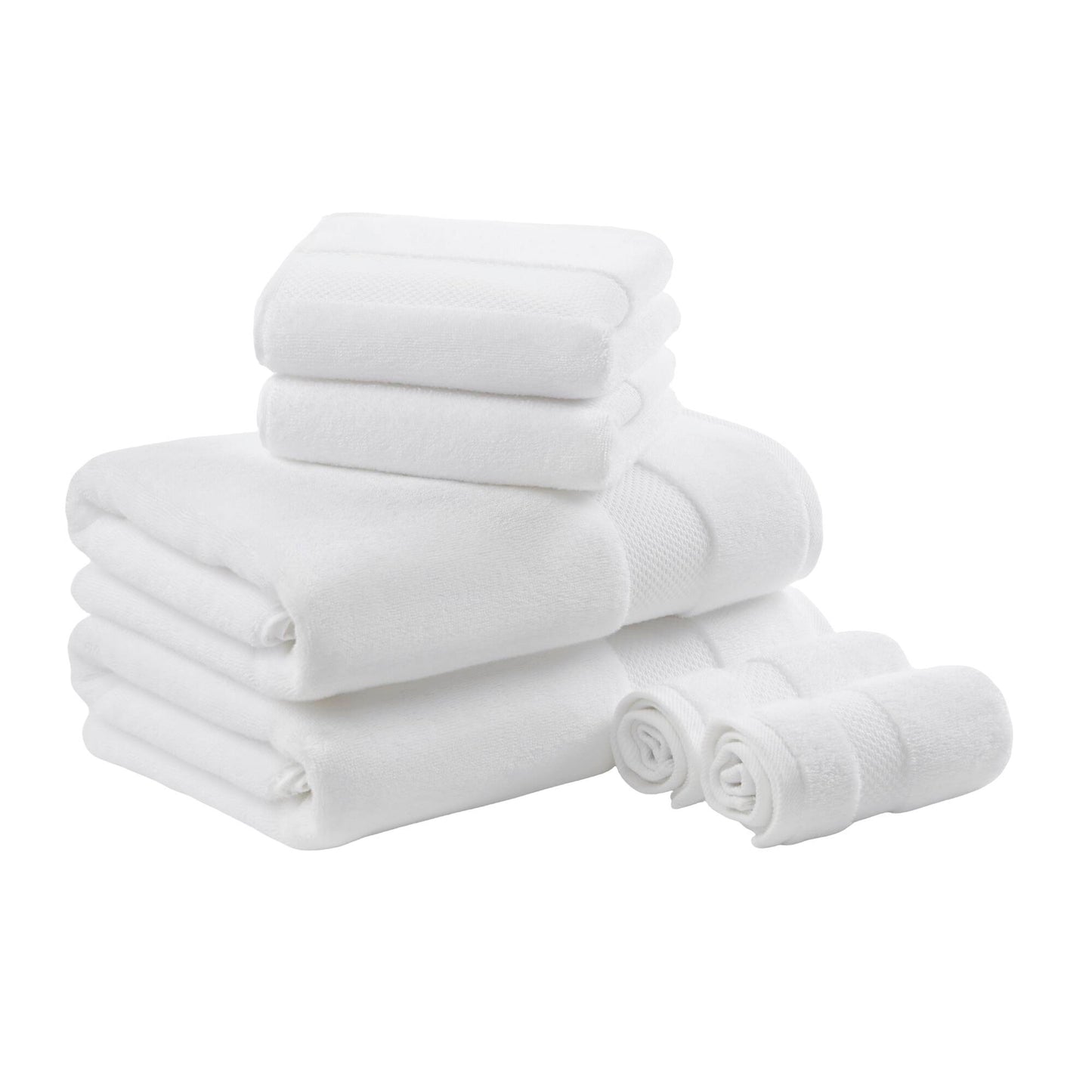 Turkish Cotton 6 Piece Bath Towel Set