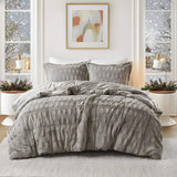 Gia Back Print Long Fur Comforter Mini Set