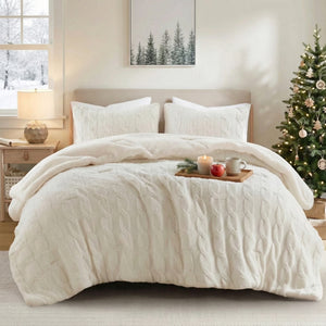Riordan Cable Knit Chenille Comforter Set