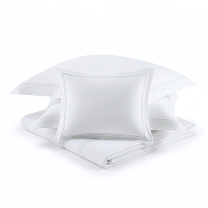 500 Thread Count Luxury Collection 100% Cotton Sateen Embroidered Duvet Cover Set