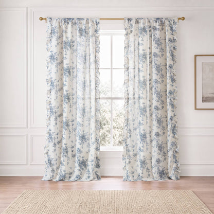 Adele Ruffle Window Panel