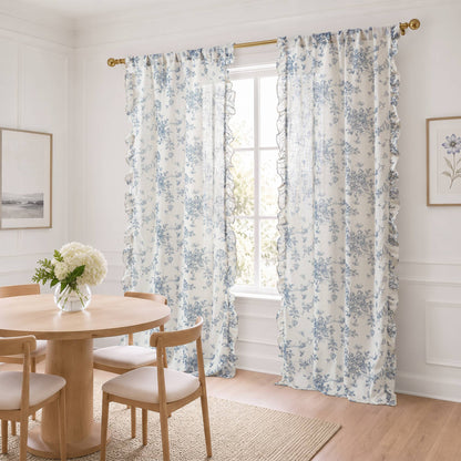 Adele Ruffle Window Panel