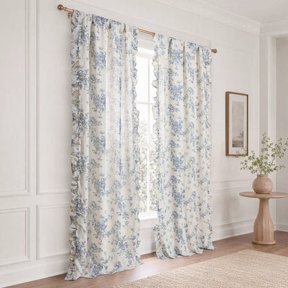 Adele Ruffle Window Panel