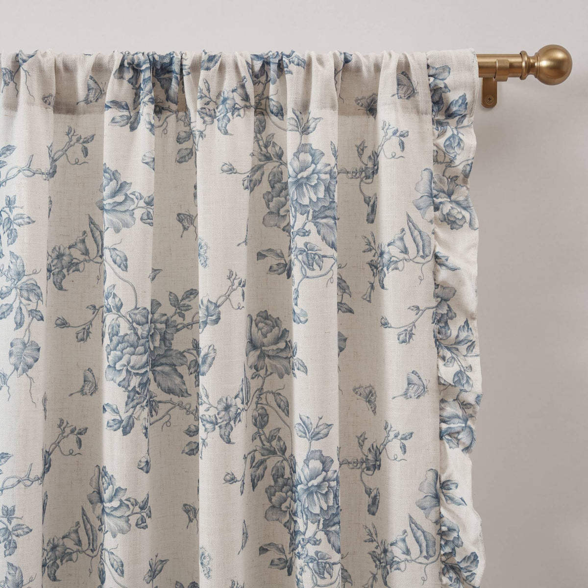Adele Ruffle Window Panel