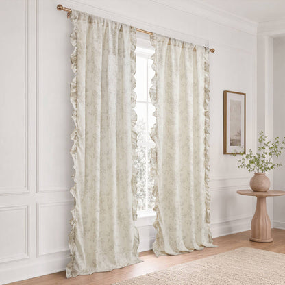 Adele Ruffle Window Panel