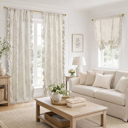 Adele Ruffle Window Panel