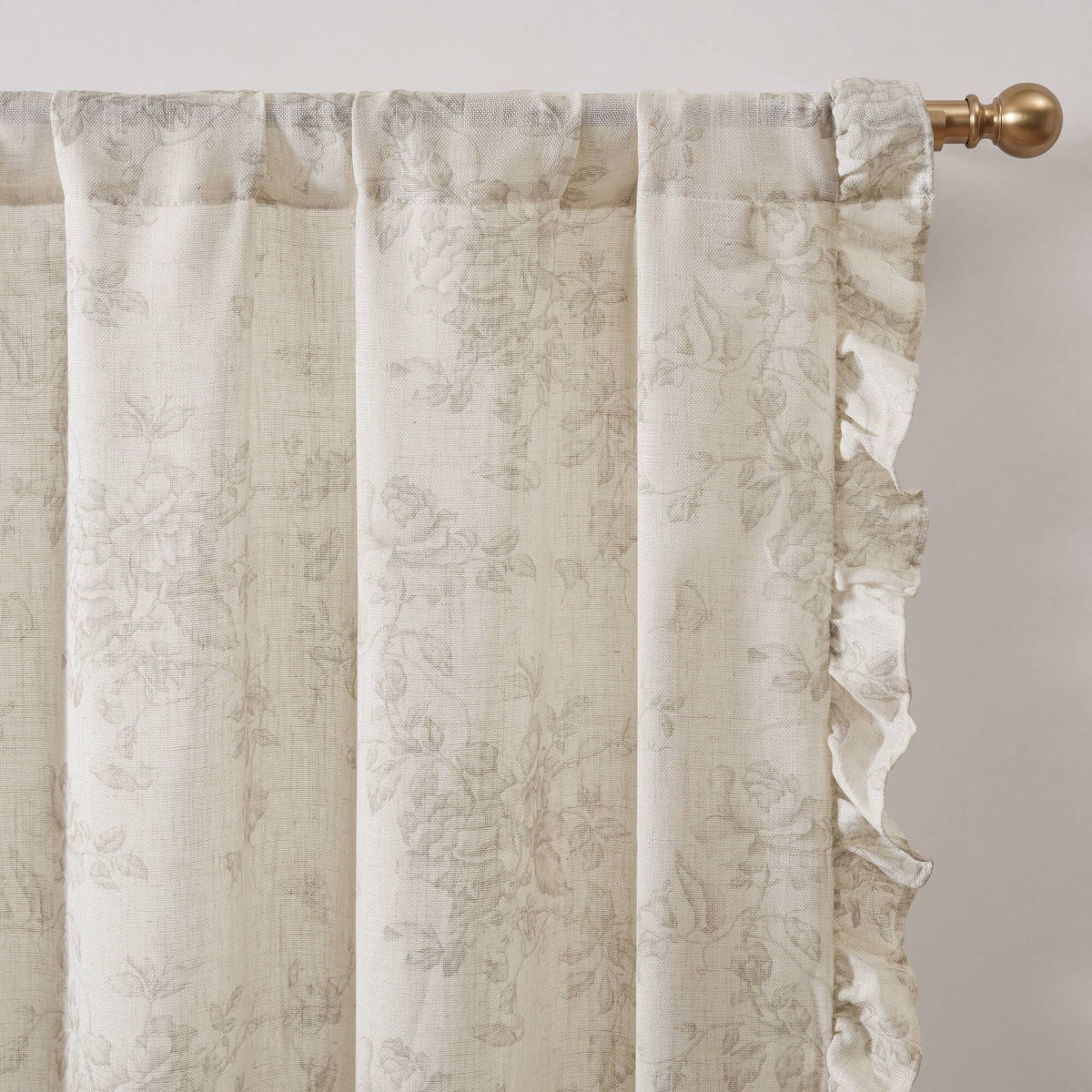 Adele Ruffle Window Panel