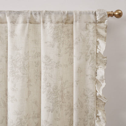Adele Ruffle Window Panel