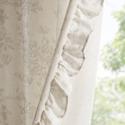 Adele Ruffle Window Panel