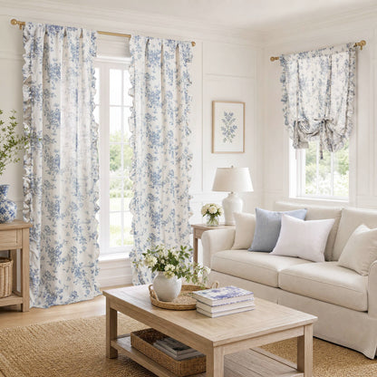 Adele Ruffle Window Panel