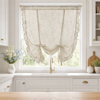 Adele Ruffle Window Panel