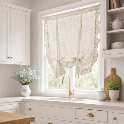 Adele Ruffle Window Panel