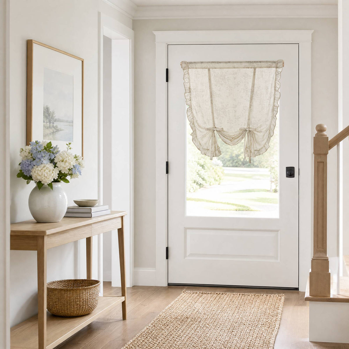 Adele Ruffle Window Panel