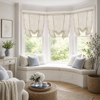 Adele Ruffle Window Panel