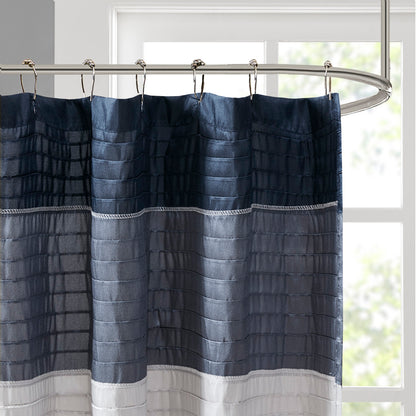 Amherst Faux Silk Shower Curtain