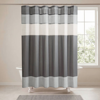 Amherst Faux Silk Shower Curtain