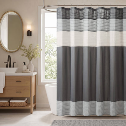 Amherst Faux Silk Shower Curtain