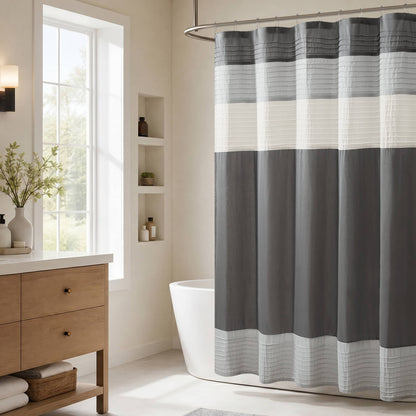 Amherst Faux Silk Shower Curtain