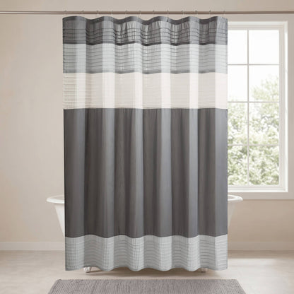 Amherst Faux Silk Shower Curtain