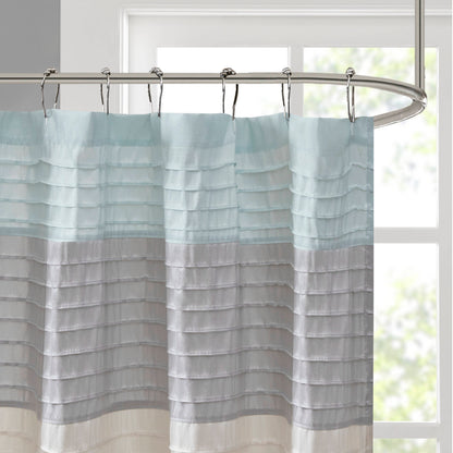 Amherst Faux Silk Shower Curtain