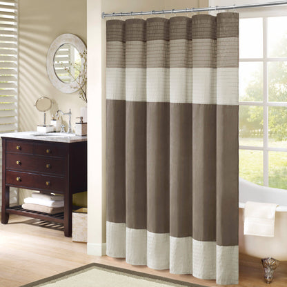 Amherst Faux Silk Shower Curtain