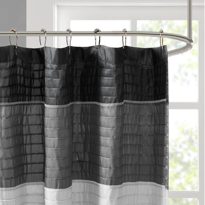 Amherst Faux Silk Shower Curtain