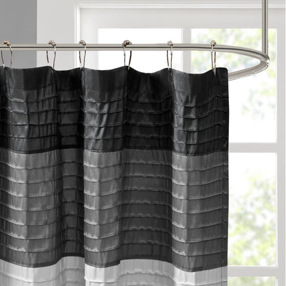 Amherst Faux Silk Shower Curtain