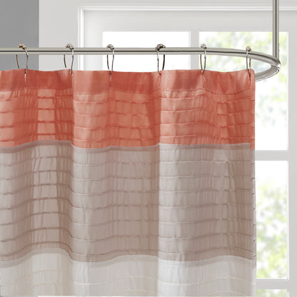 Amherst Faux Silk Shower Curtain