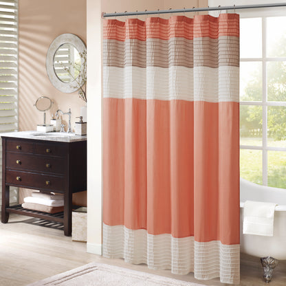 Amherst Faux Silk Shower Curtain