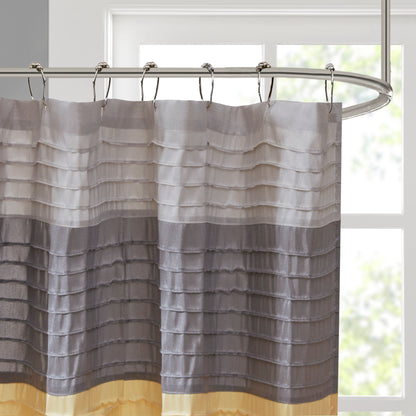 Amherst Faux Silk Shower Curtain