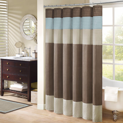 Amherst Faux Silk Shower Curtain