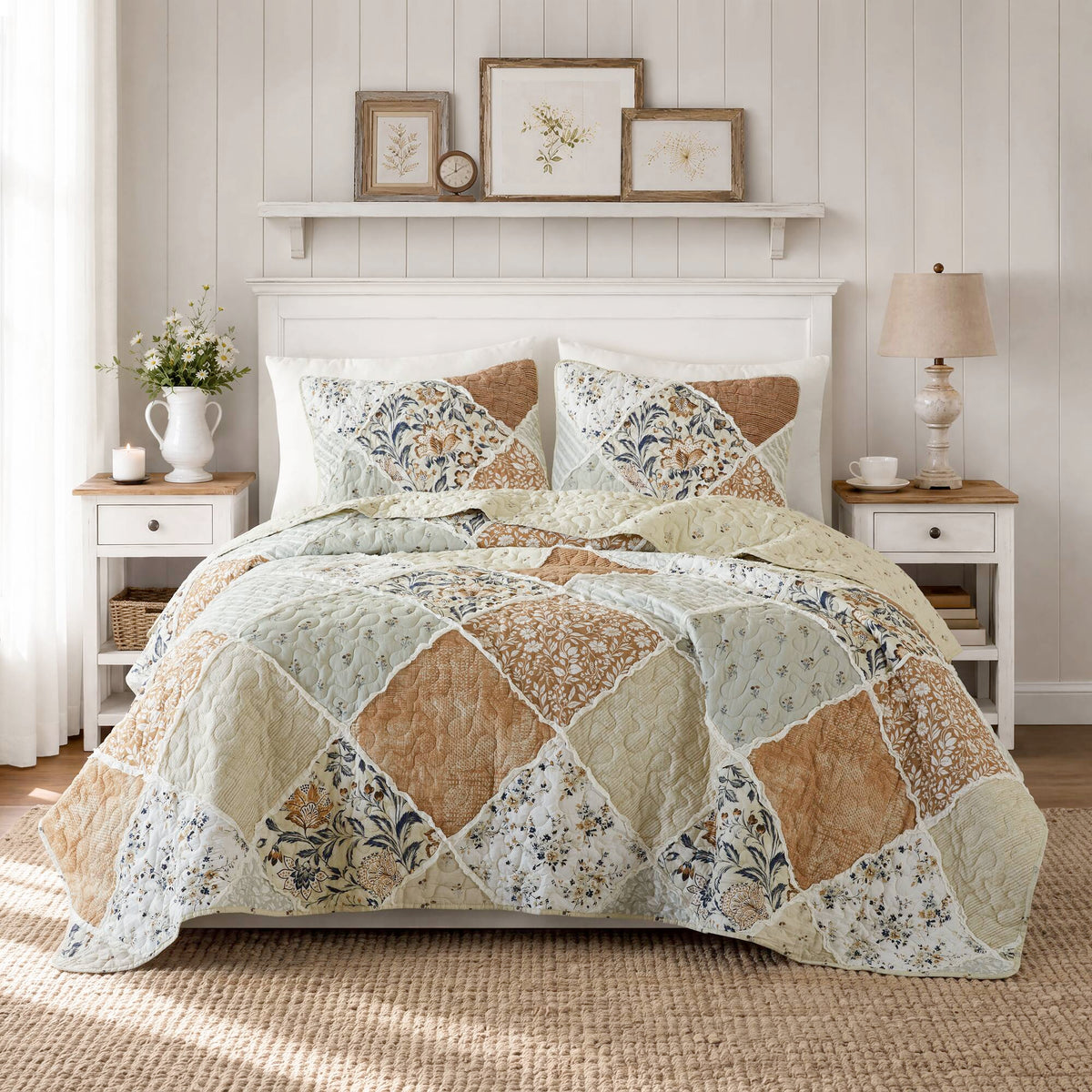 Ashford 3-Piece Ruffled Cotton Coverlet Mini Set